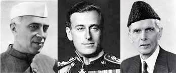 Nehru Jinnah Mountbatten
